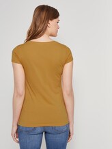 Jersey T-Shirt mit Print - Frauen - Indian Spice Yellow Jersey T-Shirt mit Print - Frauen - Indian Spice Yellow - 2 - TOM TAILOR Denim