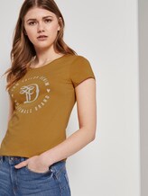 Jersey T-Shirt mit Print - Frauen - Indian Spice Yellow Jersey T-Shirt mit Print - Frauen - Indian Spice Yellow - 5 - TOM TAILOR Denim