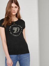 Jersey T-Shirt aus Bio-Baumwolle - Frauen - Shale Grey Melange Jersey T-Shirt aus Bio-Baumwolle - Frauen - Shale Grey Melange - 5 - TOM TAILOR Denim