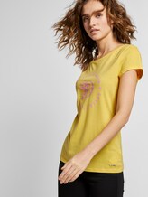 Jersey T-Shirt aus Bio-Baumwolle - Frauen - Golden Summer Yellow Jersey T-Shirt aus Bio-Baumwolle - Frauen - Golden Summer Yellow - 5 - TOM TAILOR Denim