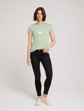 Jersey T-shirt with a print - Women - fresh mint green Jersey T-shirt with a print - Women - fresh mint green - 3 - TOM TAILOR Denim