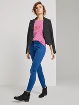 Jersey T-shirt with a print - Women - wild orchid pink Jersey T-shirt with a print - Women - wild orchid pink - 3 - TOM TAILOR Denim