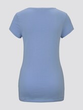 Jersey T-Shirt mit Print - Frauen - fresh light blue Jersey T-Shirt mit Print - Frauen - fresh light blue - 8 - TOM TAILOR Denim