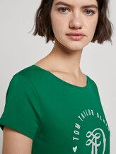 Jersey T-Shirt mit Print - Frauen - fresh bright green Jersey T-Shirt mit Print - Frauen - fresh bright green - 9 - TOM TAILOR Denim