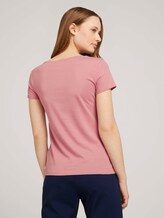 Jersey T-shirt with a print - Women - cozy-rose Jersey T-shirt with a print - Women - cozy-rose - 2 - TOM TAILOR Denim