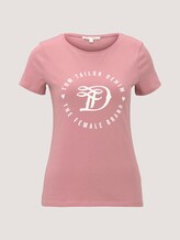 Jersey T-shirt with a print - Women - cozy-rose Jersey T-shirt with a print - Women - cozy-rose - 7 - TOM TAILOR Denim