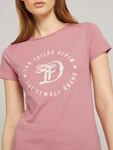 Jersey T-shirt with a print - Women - cozy-rose Jersey T-shirt with a print - Women - cozy-rose - 9 - TOM TAILOR Denim