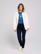 Jersey T-Shirt aus Bio-Baumwolle - Frauen - mid blue Jersey T-Shirt aus Bio-Baumwolle - Frauen - mid blue - 3 - TOM TAILOR Denim