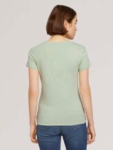 Jersey T-Shirt aus Bio-Baumwolle - Frauen - light dusty green Jersey T-Shirt aus Bio-Baumwolle - Frauen - light dusty green - 2 - TOM TAILOR Denim