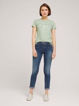 Jersey T-Shirt aus Bio-Baumwolle - Frauen - light dusty green Jersey T-Shirt aus Bio-Baumwolle - Frauen - light dusty green - 3 - TOM TAILOR Denim