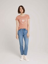 Jersey T-Shirt aus Bio-Baumwolle - Frauen - clay-rose Jersey T-Shirt aus Bio-Baumwolle - Frauen - clay-rose - 3 - TOM TAILOR Denim
