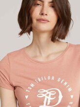 Jersey T-Shirt aus Bio-Baumwolle - Frauen - clay-rose Jersey T-Shirt aus Bio-Baumwolle - Frauen - clay-rose - 9 - TOM TAILOR Denim