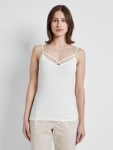 Top mit Bio-Baumwolle - Frauen - Off White Top mit Bio-Baumwolle - Frauen - Off White - 1 - TOM TAILOR Denim