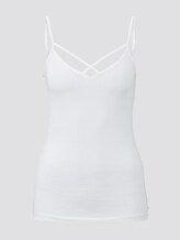 Top mit Bio-Baumwolle - Frauen - Off White Top mit Bio-Baumwolle - Frauen - Off White - 7 - TOM TAILOR Denim