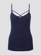 Top mit Bio-Baumwolle - Frauen - Real Navy Blue Top mit Bio-Baumwolle - Frauen - Real Navy Blue - 7 - TOM TAILOR Denim