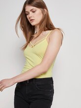 Top mit Bio-Baumwolle - Frauen - daffodil yellow Top mit Bio-Baumwolle - Frauen - daffodil yellow - 5 - TOM TAILOR Denim