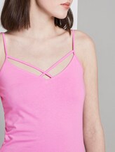 Top with spaghetti straps - Women - wild orchid pink Top with spaghetti straps - Women - wild orchid pink - 9 - TOM TAILOR Denim