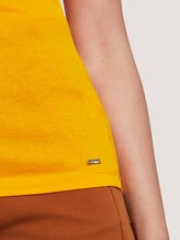 Top mit Bio-Baumwolle - Frauen - orange yellow Top mit Bio-Baumwolle - Frauen - orange yellow - 10 - TOM TAILOR Denim