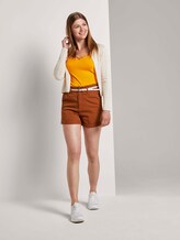 Top mit Bio-Baumwolle - Frauen - orange yellow Top mit Bio-Baumwolle - Frauen - orange yellow - 3 - TOM TAILOR Denim
