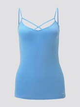 Bbiologisch katoen top - Vrouwen - fresh mid blue Bbiologisch katoen top - Vrouwen - fresh mid blue - 7 - TOM TAILOR Denim