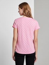 T-Shirt mit Allover Logo-Print - Frauen - pink logo print T-Shirt mit Allover Logo-Print - Frauen - pink logo print - 2 - TOM TAILOR Denim