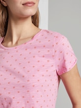 T-Shirt mit Allover Logo-Print - Frauen - pink logo print T-Shirt mit Allover Logo-Print - Frauen - pink logo print - 9 - TOM TAILOR Denim
