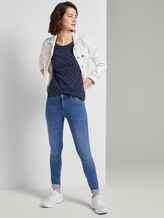 T-Shirt mit Allover Logo-Print - Frauen - navy logo print T-Shirt mit Allover Logo-Print - Frauen - navy logo print - 3 - TOM TAILOR Denim