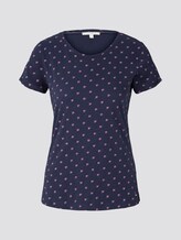 T-Shirt mit Allover Logo-Print - Frauen - navy logo print T-Shirt mit Allover Logo-Print - Frauen - navy logo print - 7 - TOM TAILOR Denim