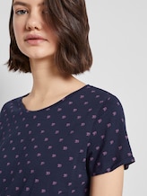 T-Shirt mit Allover Logo-Print - Frauen - navy logo print T-Shirt mit Allover Logo-Print - Frauen - navy logo print - 9 - TOM TAILOR Denim