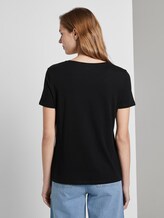 T-Shirt mit Love-Print - Frauen - Deep Black T-Shirt mit Love-Print - Frauen - Deep Black - 2 - TOM TAILOR Denim