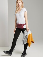 Cut-Out T-Shirt mit Bio-Baumwolle - Frauen - Off White Cut-Out T-Shirt mit Bio-Baumwolle - Frauen - Off White - 3 - TOM TAILOR Denim