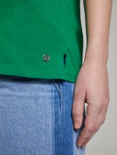 Organic T-shirt with lacing - Women - fresh bright green Organic T-shirt with lacing - Women - fresh bright green - 10 - TOM TAILOR Denim