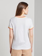 Jersey T-Shirt - Frauen - Off White Jersey T-Shirt - Frauen - Off White - 2 - TOM TAILOR Denim