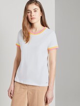 Jersey T-Shirt - Frauen - Off White Jersey T-Shirt - Frauen - Off White - 5 - TOM TAILOR Denim