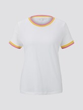 Jersey T-Shirt - Frauen - Off White Jersey T-Shirt - Frauen - Off White - 7 - TOM TAILOR Denim