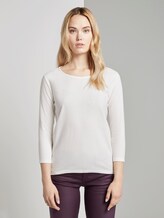3/4 Arm Shirt - Frauen - Off White 3/4 Arm Shirt - Frauen - Off White - 1 - TOM TAILOR Denim