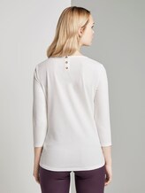 3/4 Arm Shirt - Frauen - Off White 3/4 Arm Shirt - Frauen - Off White - 2 - TOM TAILOR Denim