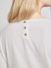 3/4 Arm Shirt - Frauen - Off White 3/4 Arm Shirt - Frauen - Off White - 9 - TOM TAILOR Denim