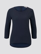 3/4 Arm Shirt - Frauen - Real Navy Blue 3/4 Arm Shirt - Frauen - Real Navy Blue - 7 - TOM TAILOR Denim