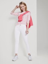 Alexa Skinny Jeans mit Fransen - Frauen - White Denim Alexa Skinny Jeans mit Fransen - Frauen - White Denim - 3 - TOM TAILOR
