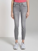 Alexa Skinny Jeans mit Fransen - Frauen - clean light stone grey denim Alexa Skinny Jeans mit Fransen - Frauen - clean light stone grey denim - 1 - TOM TAILOR