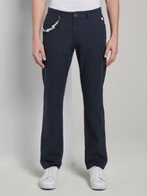 Travis Regular Hose aus Leinengemisch mit Kordelband - Männer - Sky Captain Blue Travis Regular Hose aus Leinengemisch mit Kordelband - Männer - Sky Captain Blue - 1 - TOM TAILOR