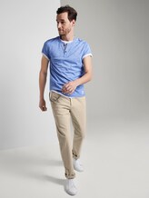 Travis Regular Hose aus Leinengemisch mit Kordelband - Männer - Cashew Beige Travis Regular Hose aus Leinengemisch mit Kordelband - Männer - Cashew Beige - 3 - TOM TAILOR