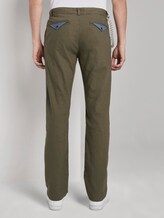 Travis Regular Hose aus Leinengemisch mit Kordelband - Männer - Olive Night Green Travis Regular Hose aus Leinengemisch mit Kordelband - Männer - Olive Night Green - 2 - TOM TAILOR