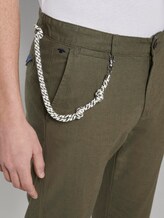 Travis Regular Hose aus Leinengemisch mit Kordelband - Männer - Olive Night Green Travis Regular Hose aus Leinengemisch mit Kordelband - Männer - Olive Night Green - 9 - TOM TAILOR