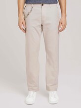 Travis Regular Hose aus Leinengemisch mit Kordelband - Männer - clouds grey Travis Regular Hose aus Leinengemisch mit Kordelband - Männer - clouds grey - 1 - TOM TAILOR