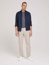 Travis Regular Hose aus Leinengemisch mit Kordelband - Männer - clouds grey Travis Regular Hose aus Leinengemisch mit Kordelband - Männer - clouds grey - 3 - TOM TAILOR