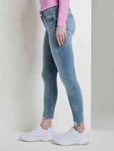 Jona Extra Skinny Jeans mit Fransen - Frauen - Used Light Stone Blue Denim Jona Extra Skinny Jeans mit Fransen - Frauen - Used Light Stone Blue Denim - 11 - TOM TAILOR Denim