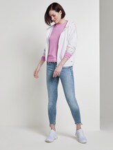 Jona Extra Skinny Jeans mit Fransen - Frauen - Used Light Stone Blue Denim Jona Extra Skinny Jeans mit Fransen - Frauen - Used Light Stone Blue Denim - 3 - TOM TAILOR Denim