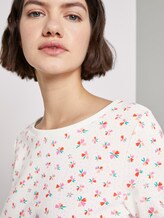 Sweatshirt mit Allover-Print - Frauen - light flower print Sweatshirt mit Allover-Print - Frauen - light flower print - 10 - TOM TAILOR Denim